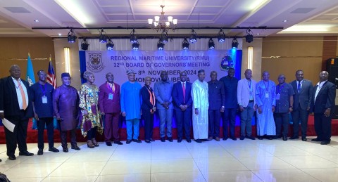 Regional Maritime University 32nd Board of Governors Meeting continues in Liberia