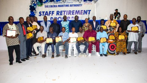 Liberia Maritime Authority Honors 22 Staff Members at Retirement Ceremony